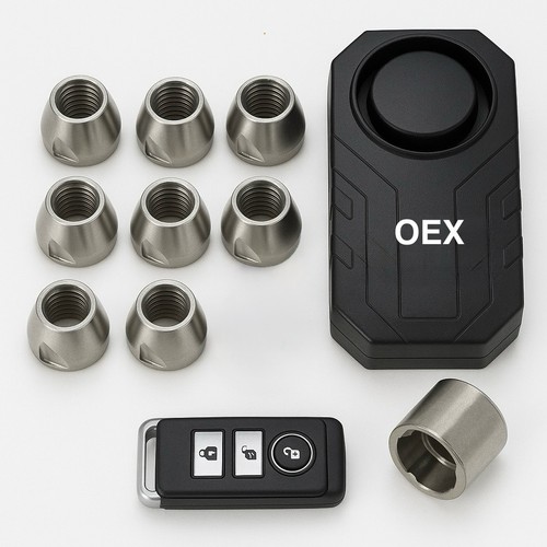 Security nuts alarm kit - 8x,