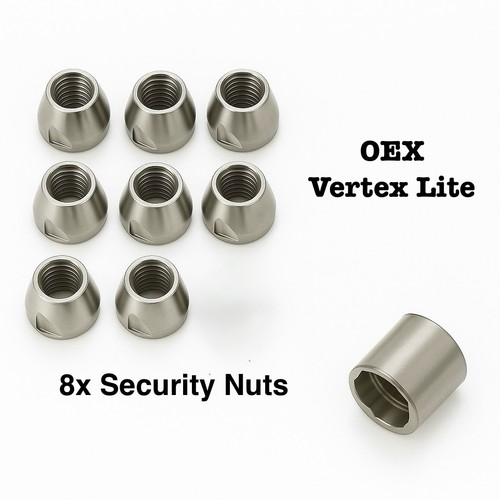 Security locking nuts - 8x,