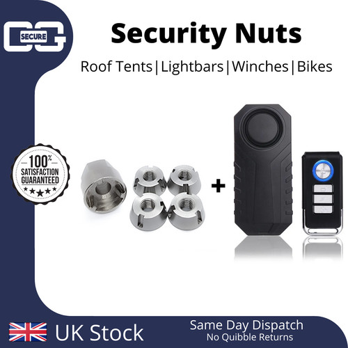 Roof tent security nut set - roof,