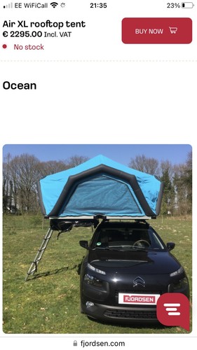 Roof tent - roof,