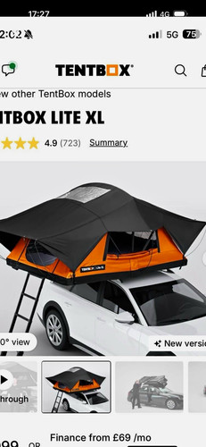 Tentbox lite roof - lite, xl