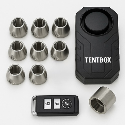 For tentbox security - nuts, &