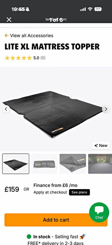 Tentbox lite mattress - tentbox,