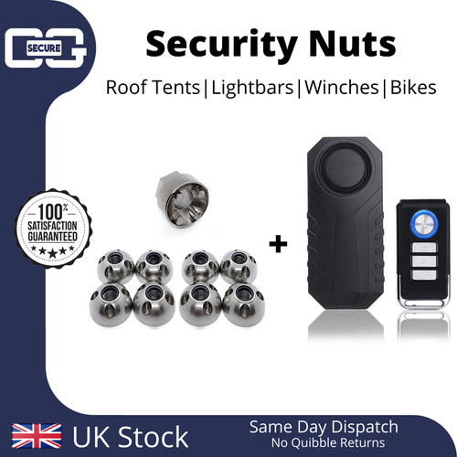 Roof tent security nut set - roof,