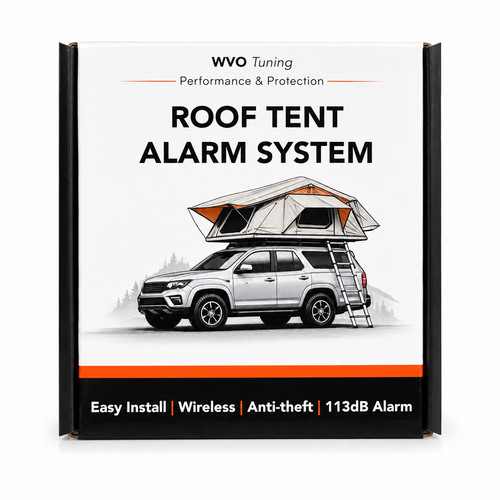 Roof tent alarm system - tent,