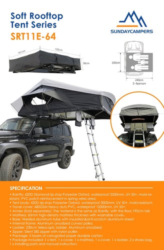 Person rooftop tent hard - person,