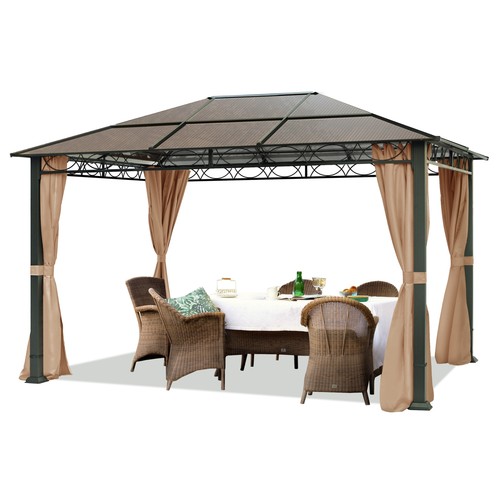 3x4 garden gazebo hard top - 3x4,